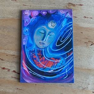 Aurora. Embellished print with artist touch